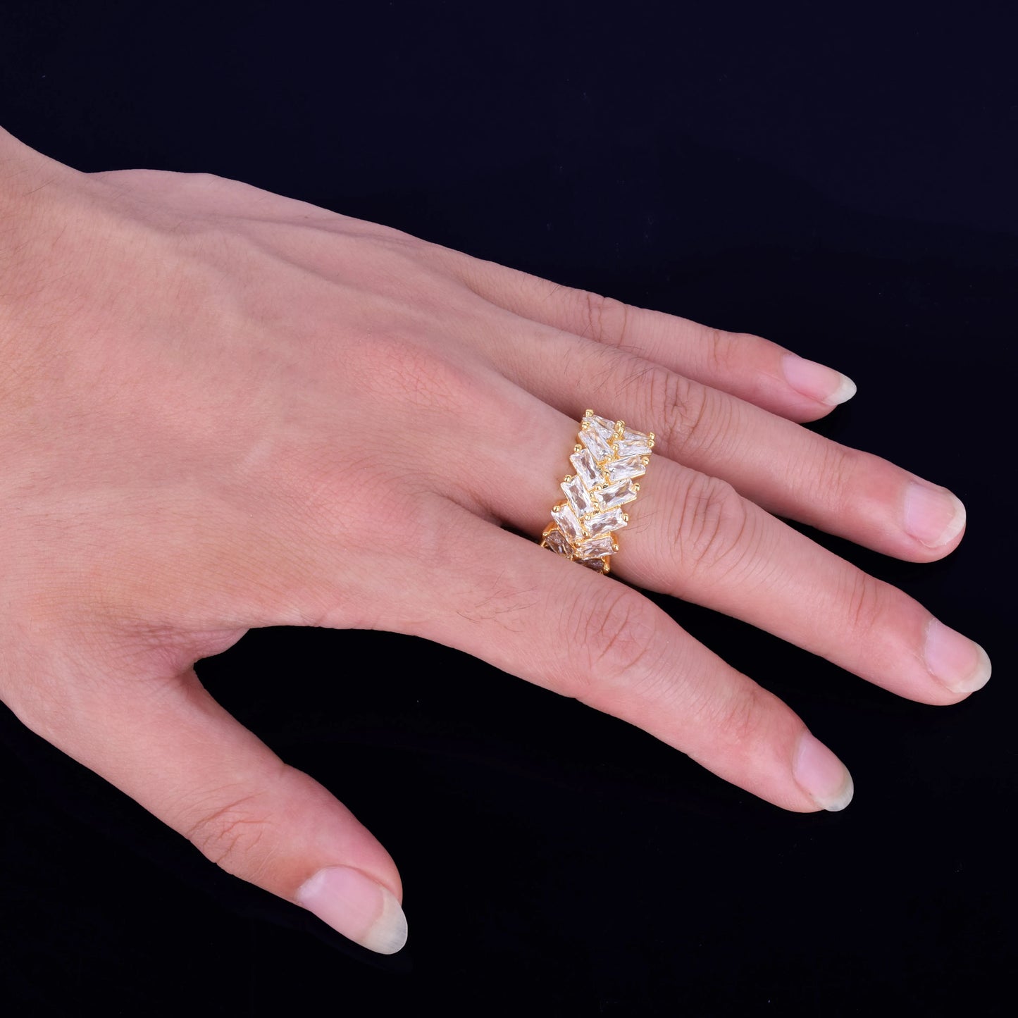 Miami Ice Baguette Edition Iced Out Ring