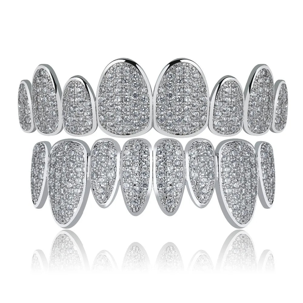 Miami Ice Punk Teeth Caps Iced Out Grillz