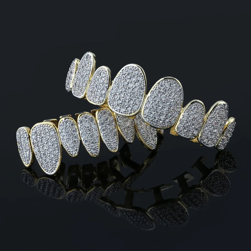 Miami Ice Punk Teeth Caps Iced Out Grillz