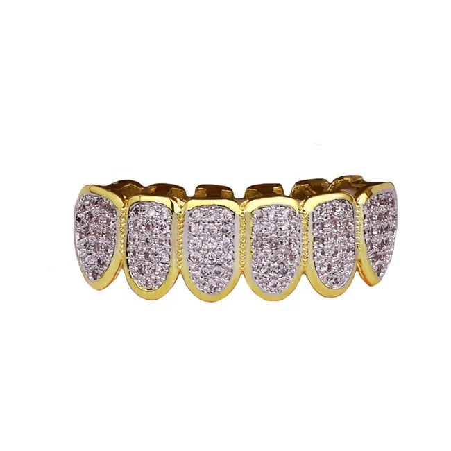 Miami Ice Micro Pave Fuchsia Iced Out Grillz