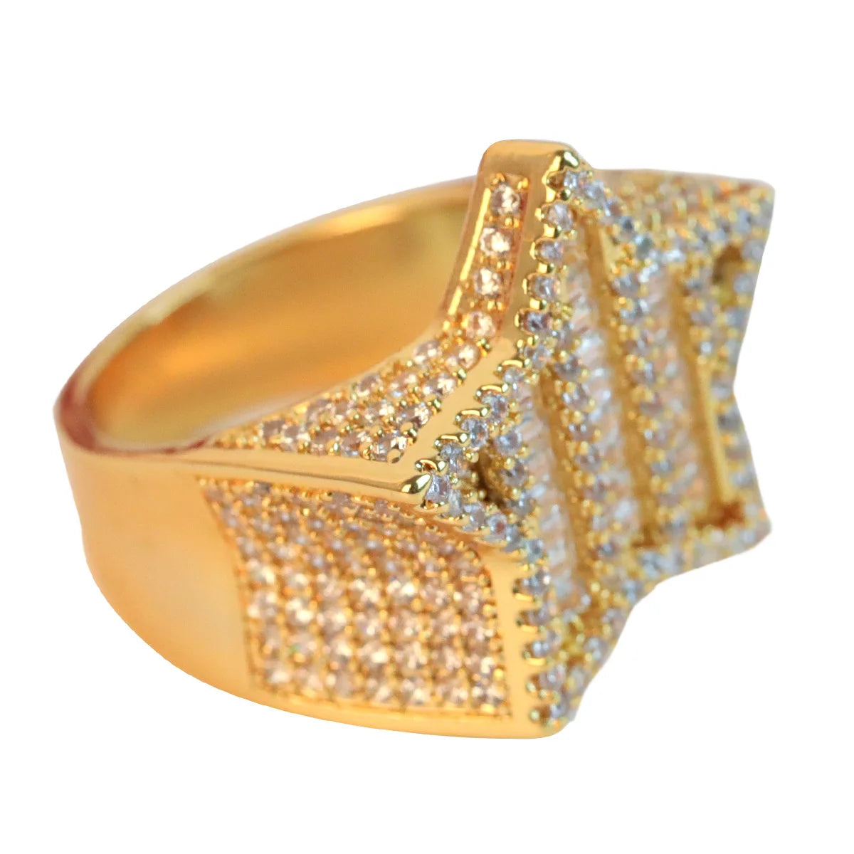 Miami Ice Star VVS Iced Out Diamond Ring