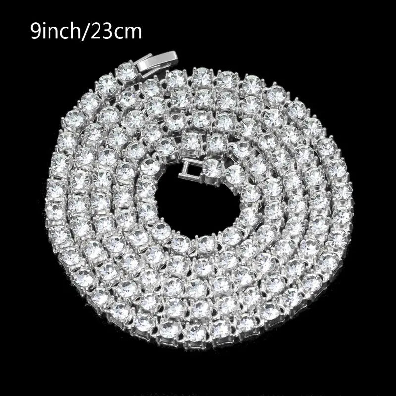 Miami Ice Hip Hop Crystal Jewelry