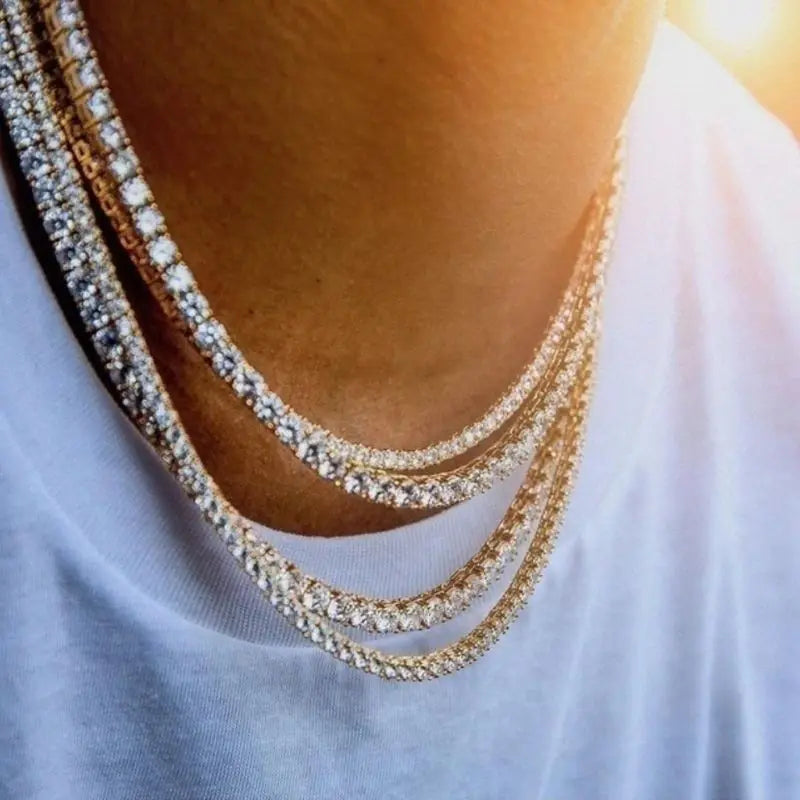 Miami Ice Hip Hop Crystal Jewelry