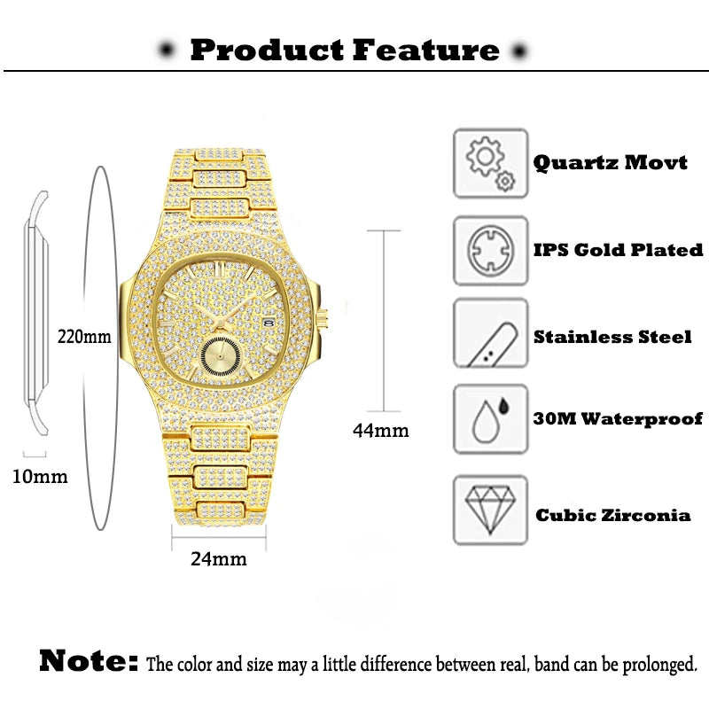 Miami Ice Valor Iced Out Watch