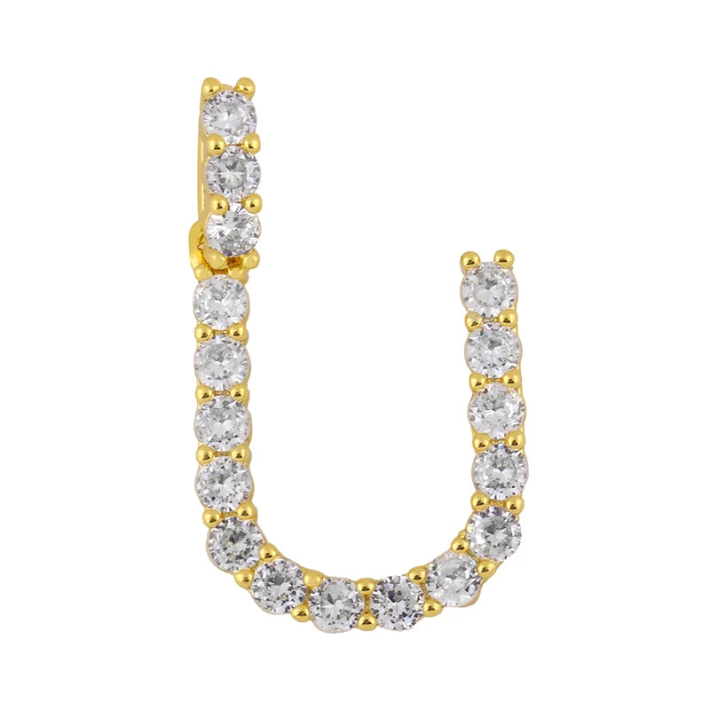 Miami Ice Letter Piece - Gold