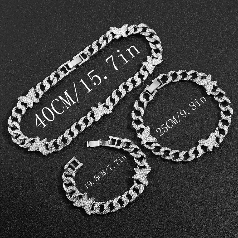 Miami Ice 10mm Iced Figaro Chain