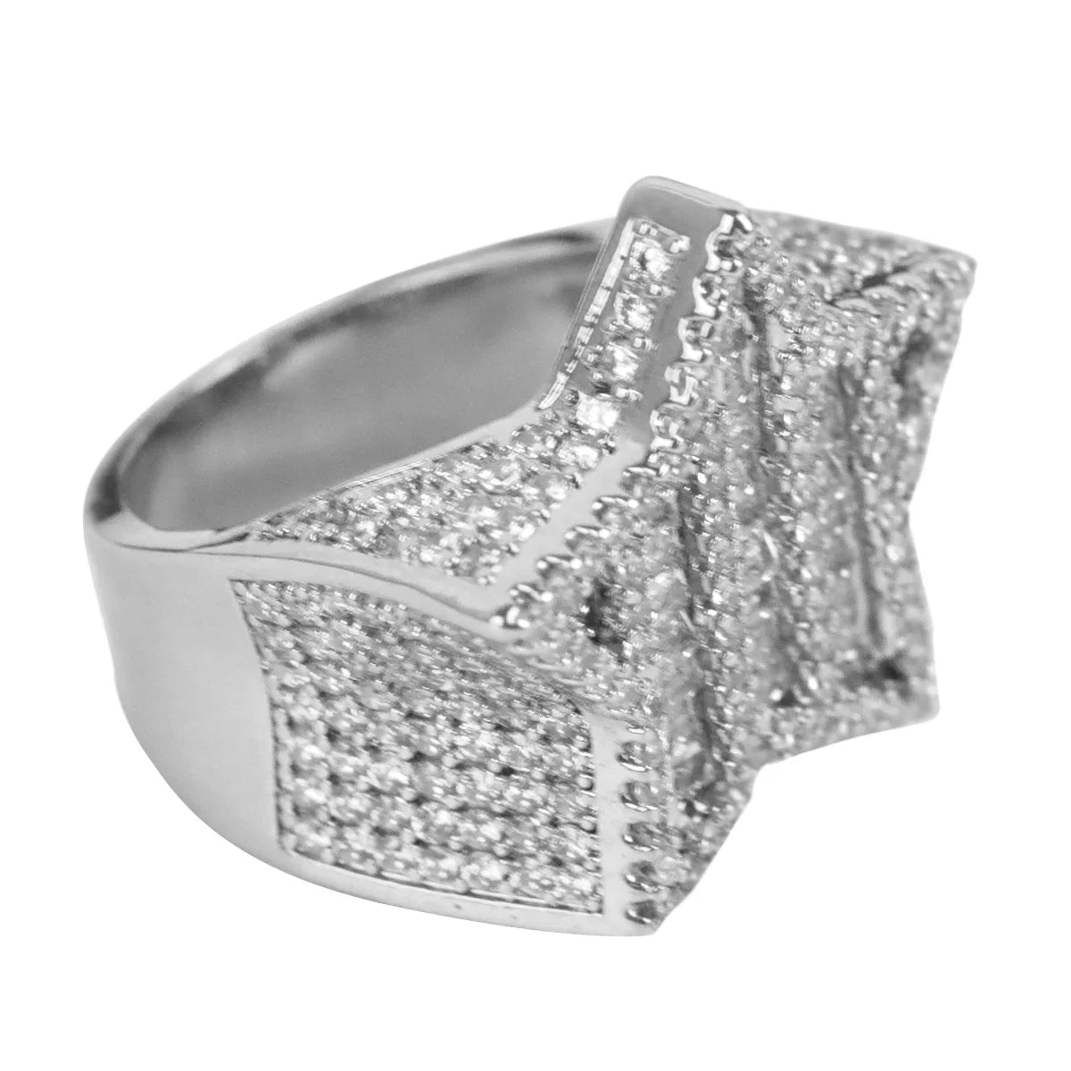 Miami Ice Star VVS Iced Out Diamond Ring