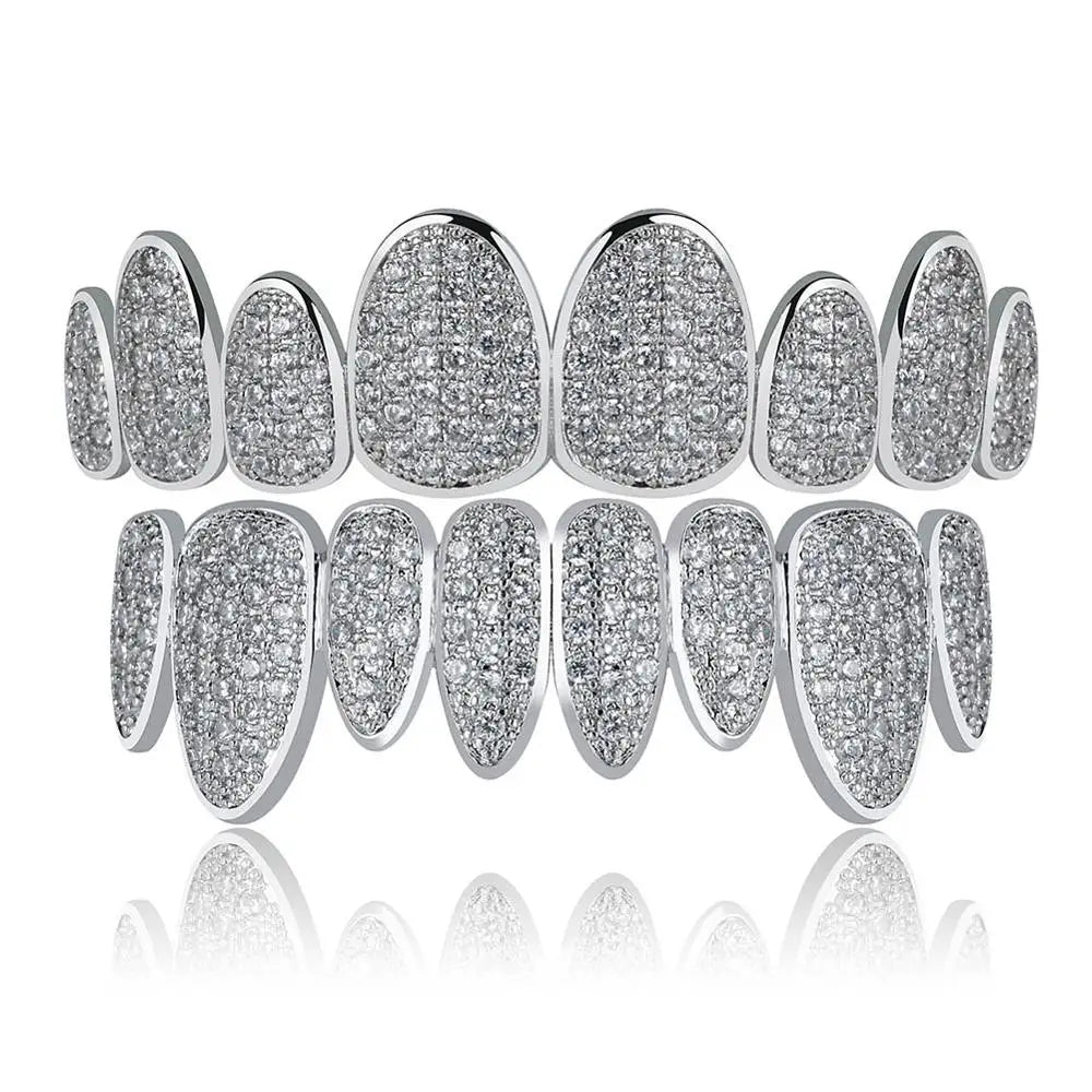 Miami Ice Punk Teeth Caps Iced Out Grillz