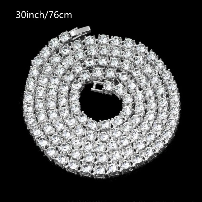 Miami Ice Hip Hop Crystal Jewelry