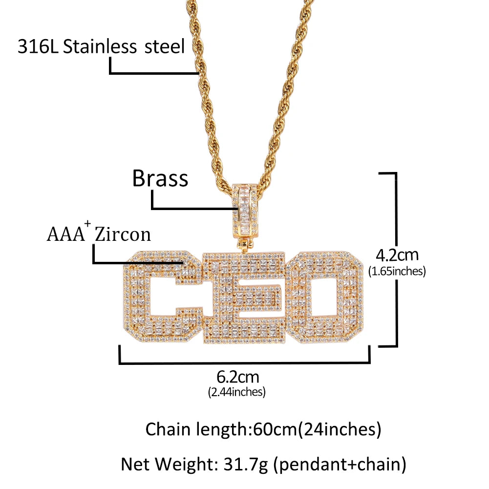 Customized Name Pendant Necklace for Women