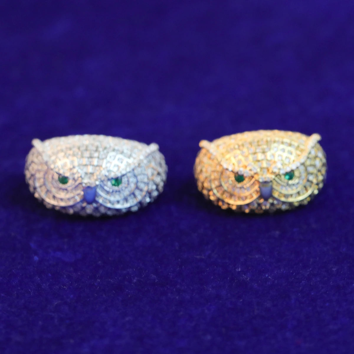 Miami Ice Owl Iced Out Ring