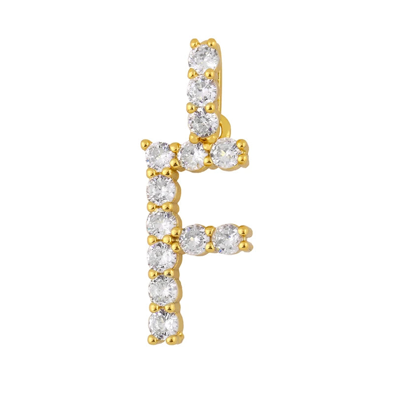 Miami Ice Letter Piece - Gold