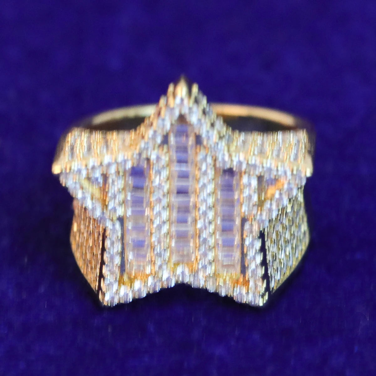 Miami Ice Star VVS Iced Out Diamond Ring