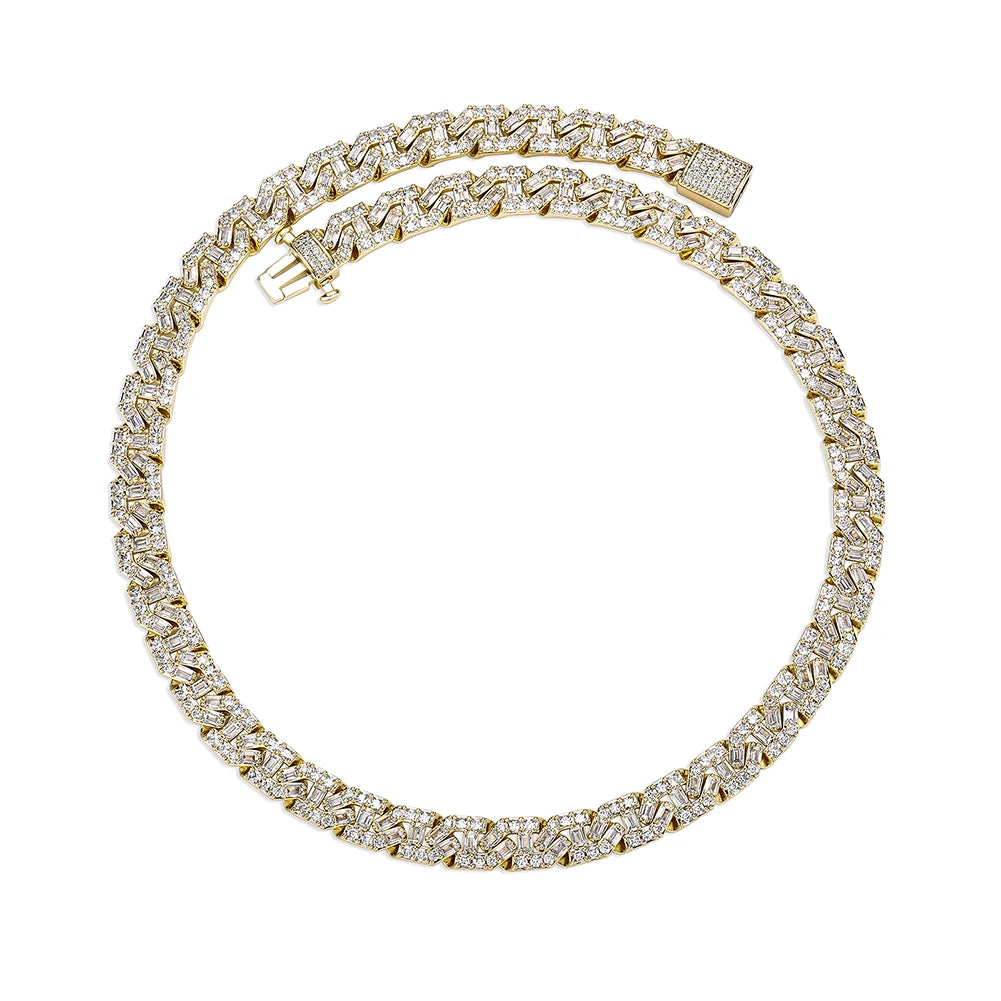 Miami Ice 9mm Iced Out Baguette Cuban
