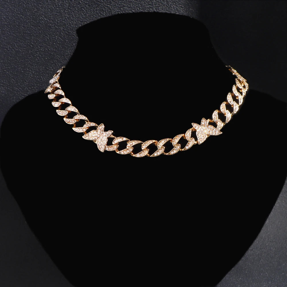 Miami Ice 10mm Iced Figaro Chain