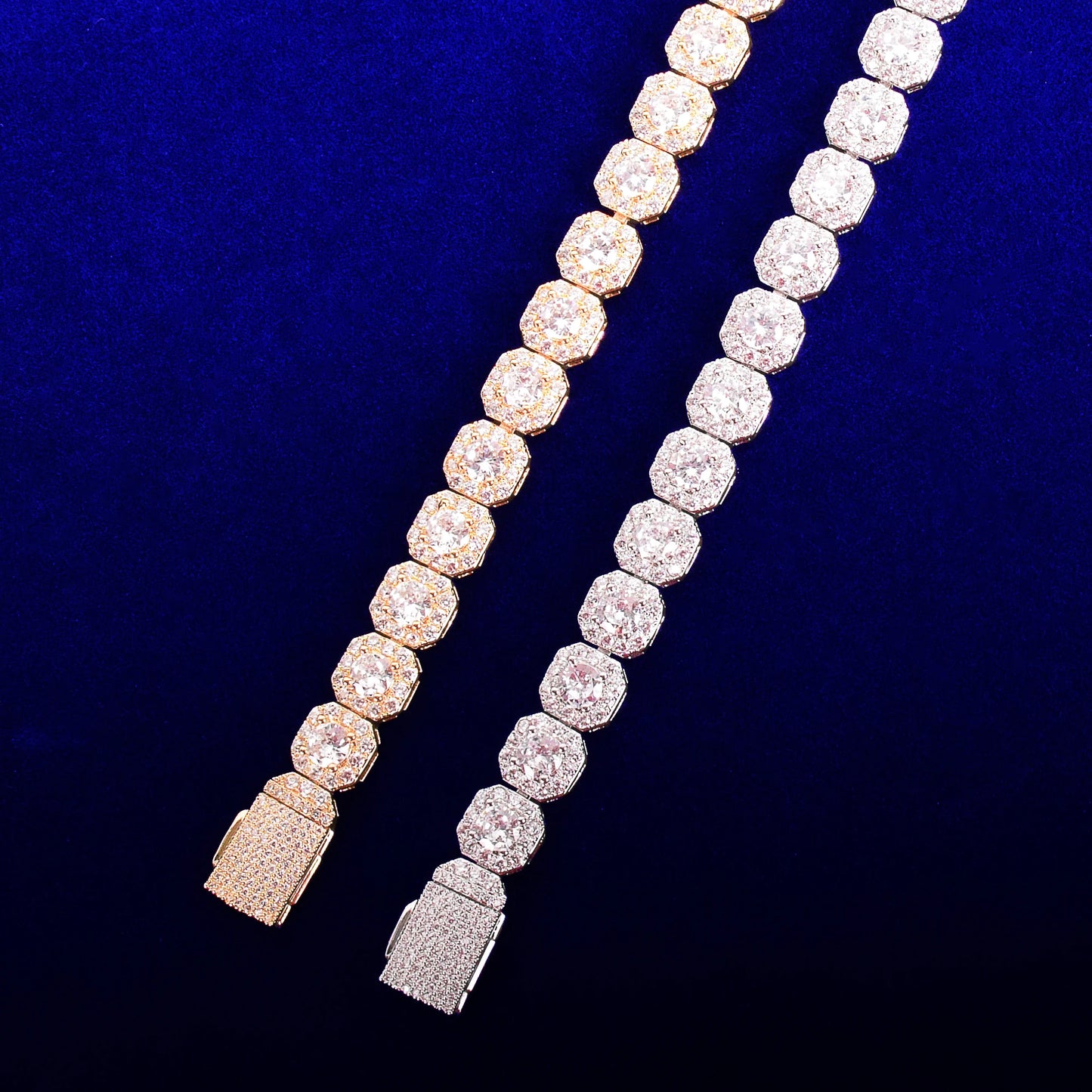 Miami Ice Vvs Clustered Bracelet - Gold