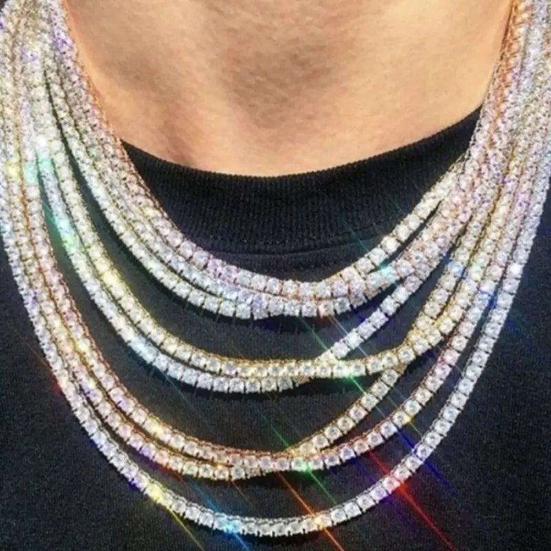 Miami Ice Hip Hop Crystal Jewelry