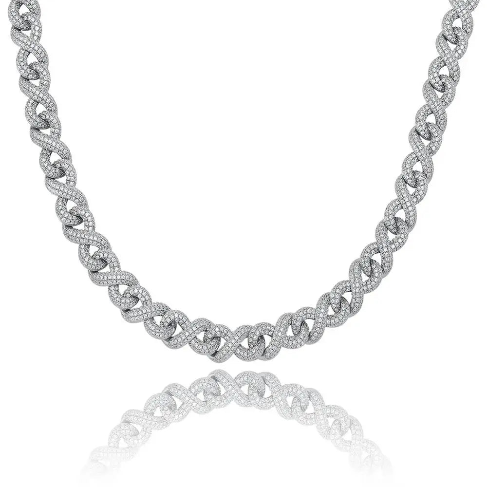 Miami Ice 15mm Infinity Diamond Chain