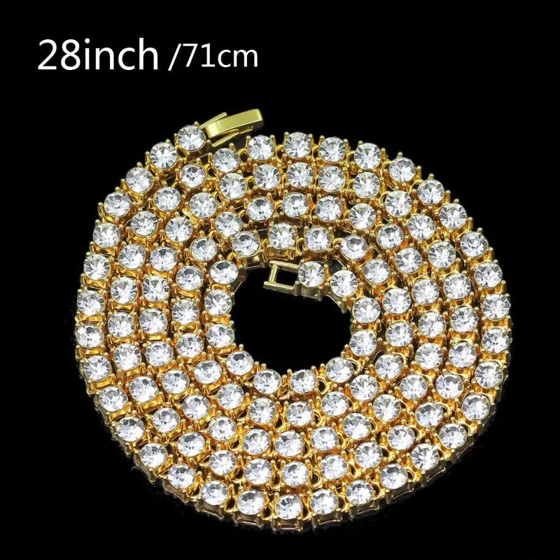 Miami Ice Hip Hop Crystal Jewelry