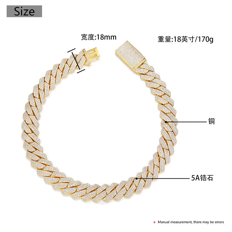 Ice Out Rhombus Link Chain