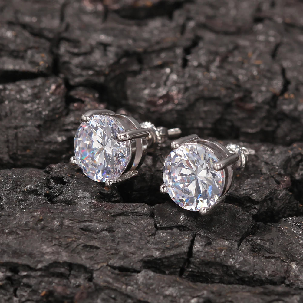 Iced Out Micro Pave Earrings