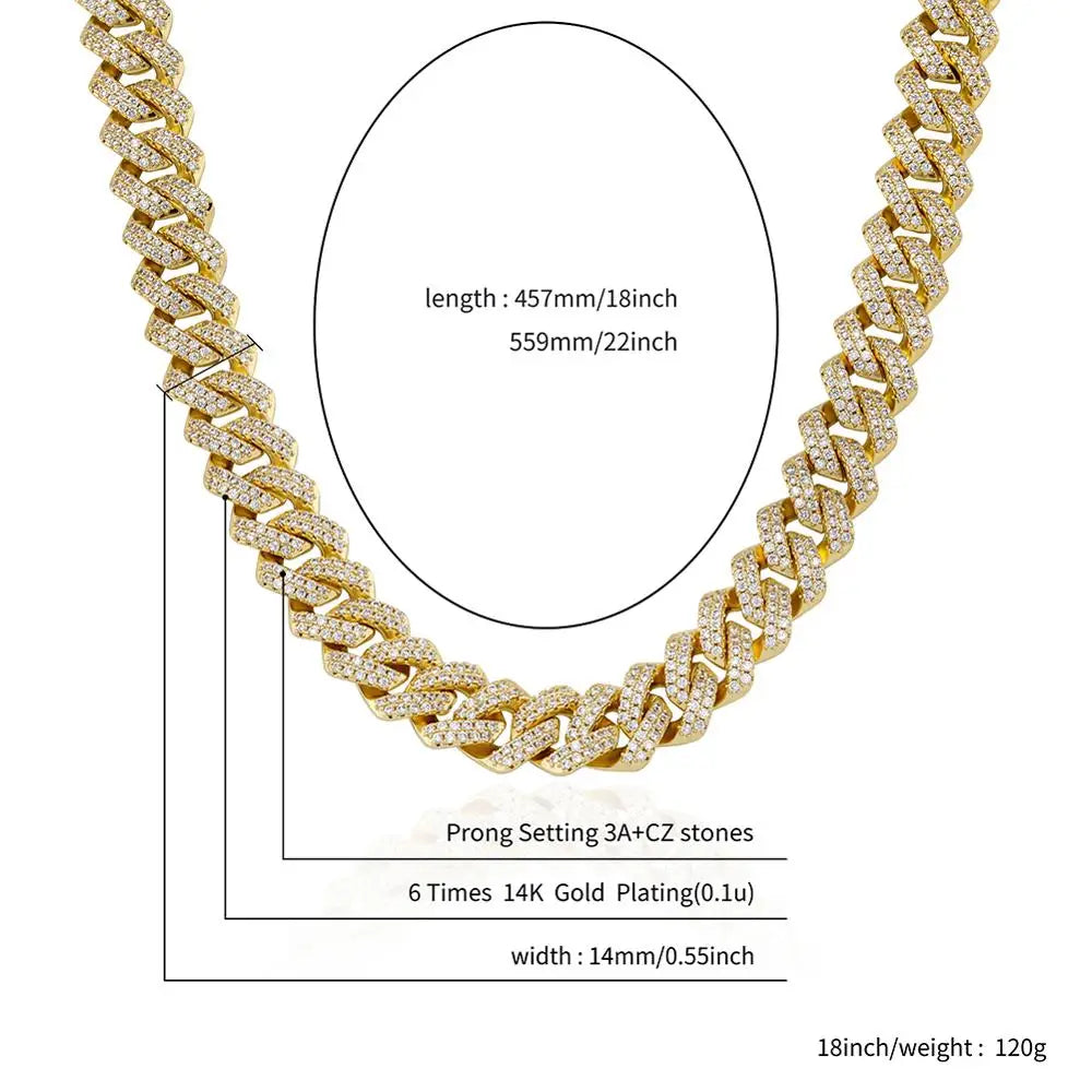 Luxury Prong Link Necklace