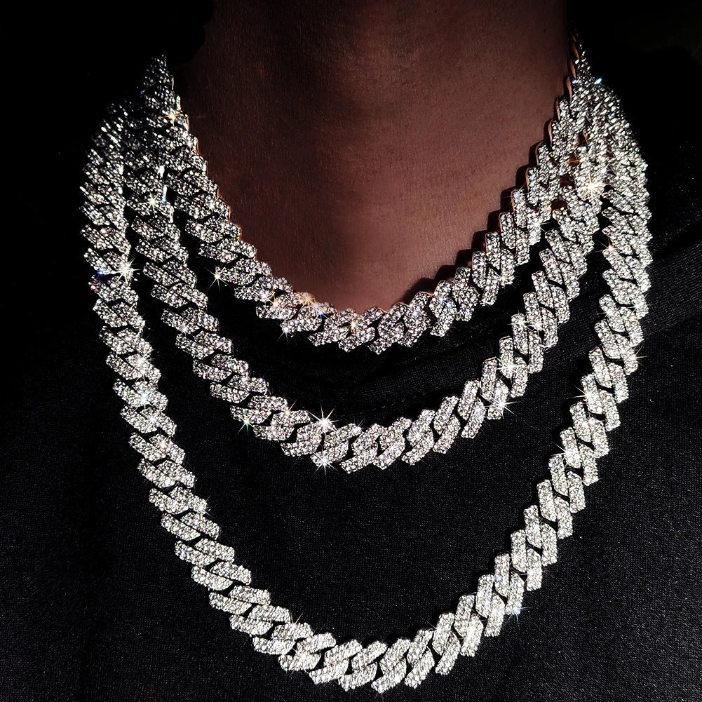 Miami Ice 10MM ICED OUT CUBAN LINK CHAIN