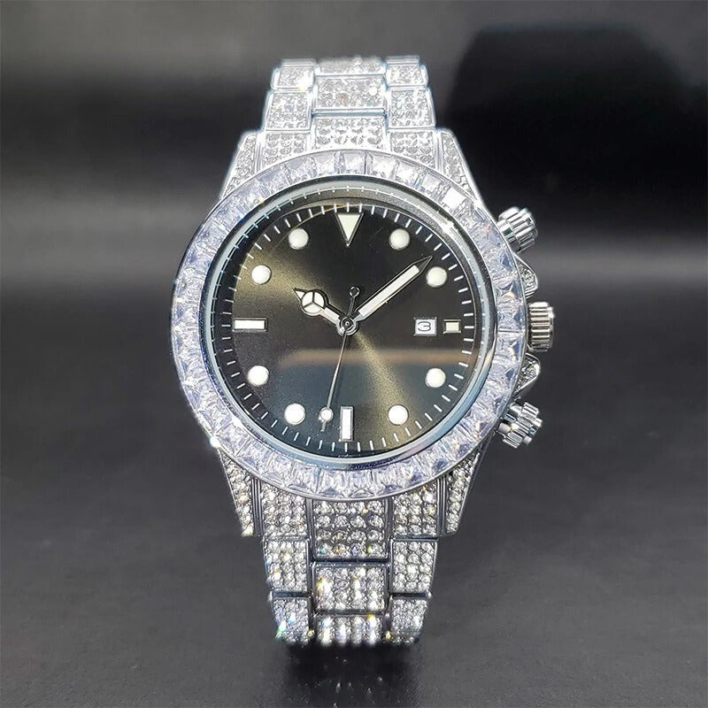 Miami Ice™ Noir Baguette Watch