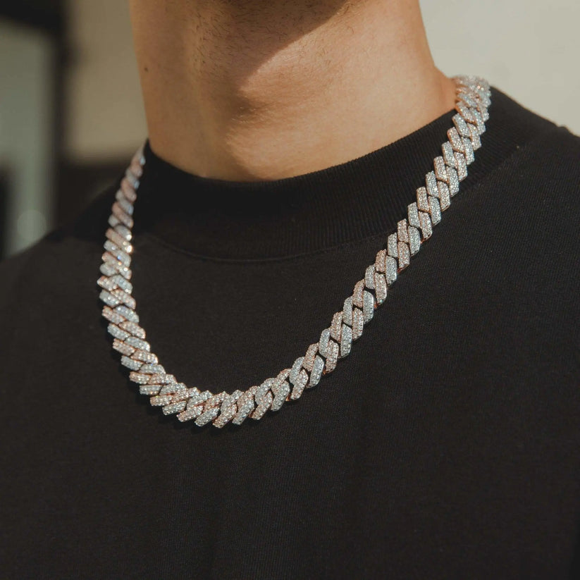 Miami Ice Prong Link Chain