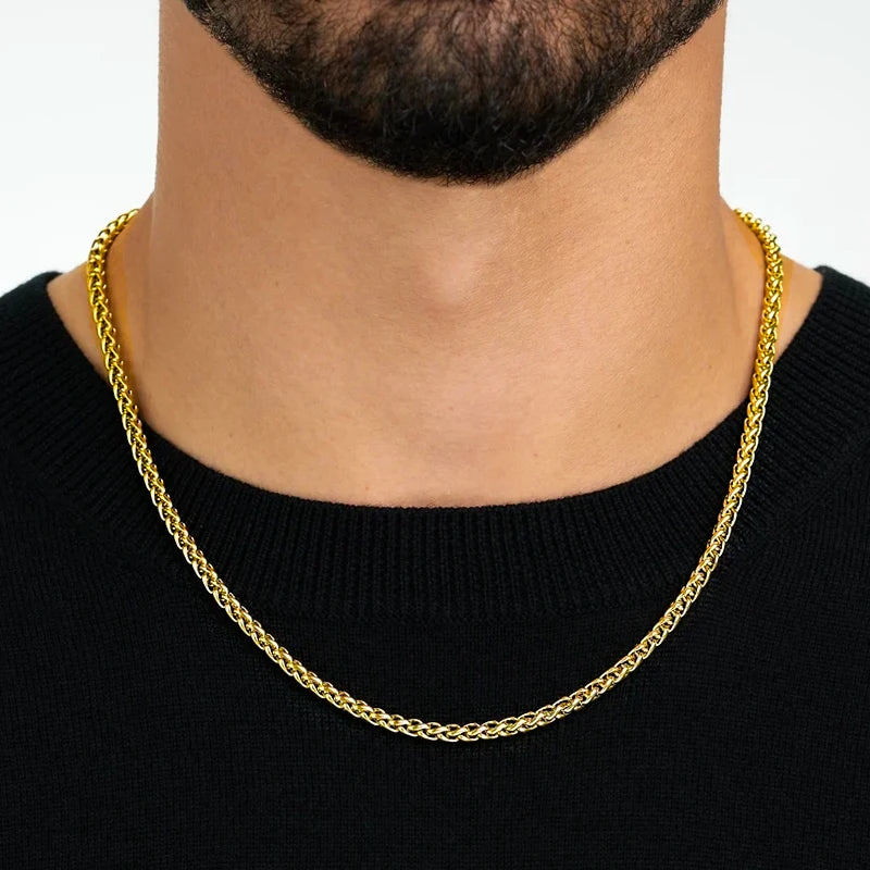 Moissanite Wheat Chain