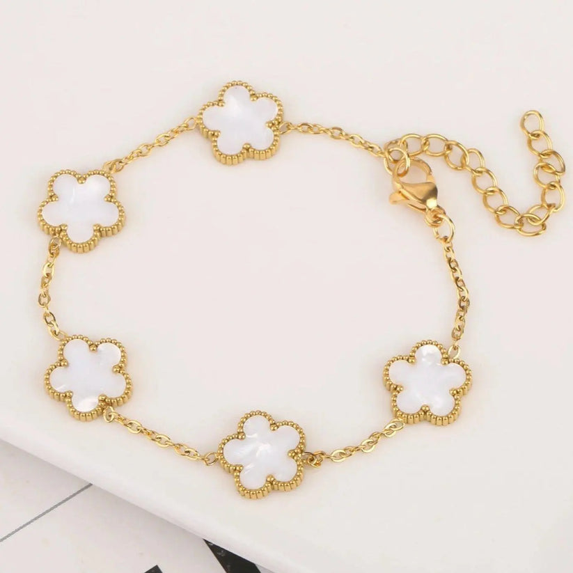 Miami Ice Clover Bracelet
