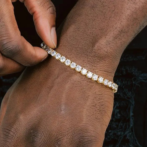 Miami Ice 5MM VVS TENNIS Bracelet - Gold