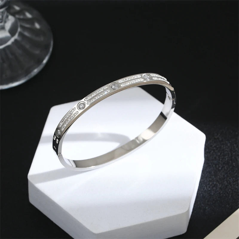 Miami Iced Band Bracelet - Gold