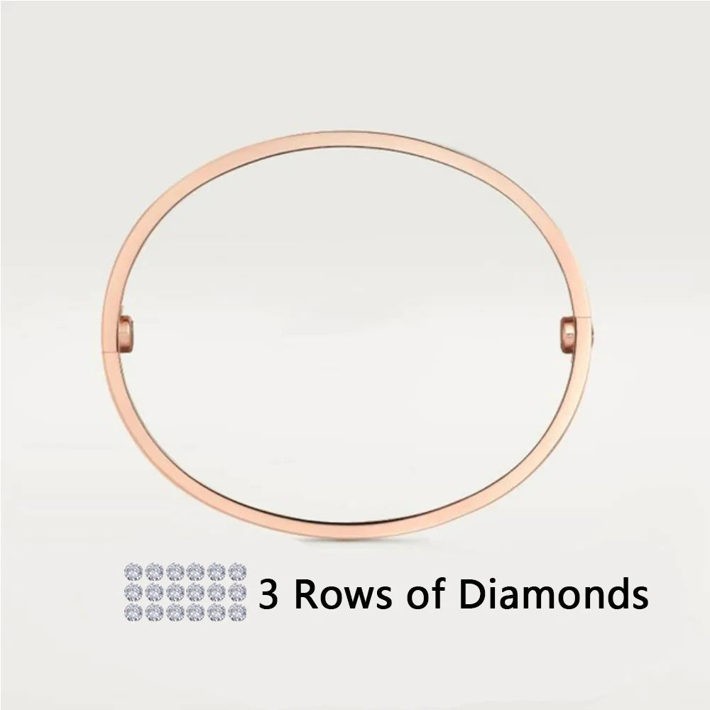 Stainless Steel Screw Bracelet for Women