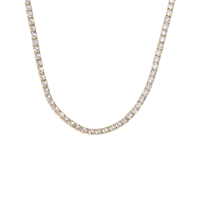 Miami Ice 3mm Tennis Chain - Gold