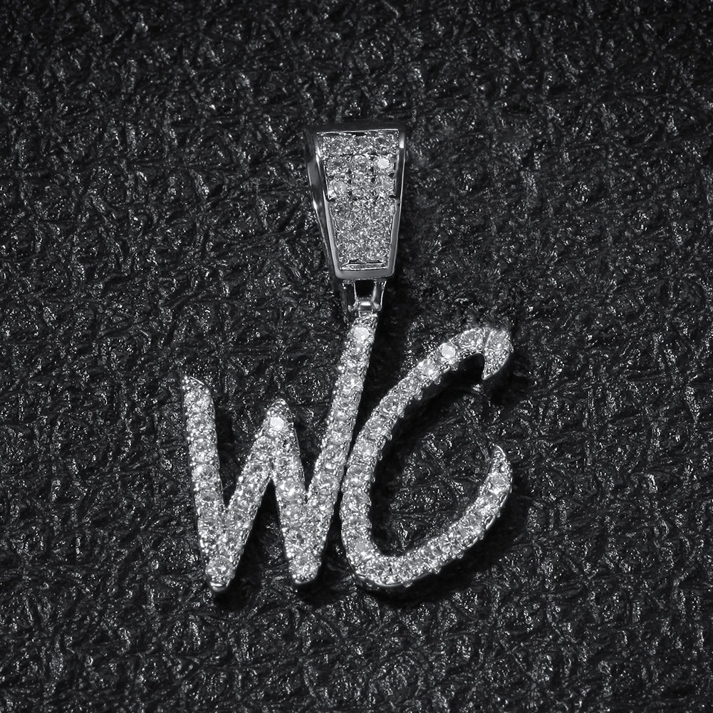 Brush Font Custom Name Necklace