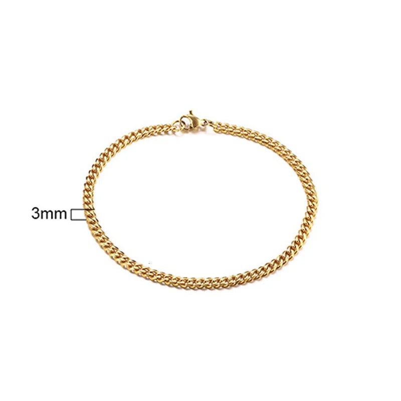 Stainless Steel Chain Bracelet for Women