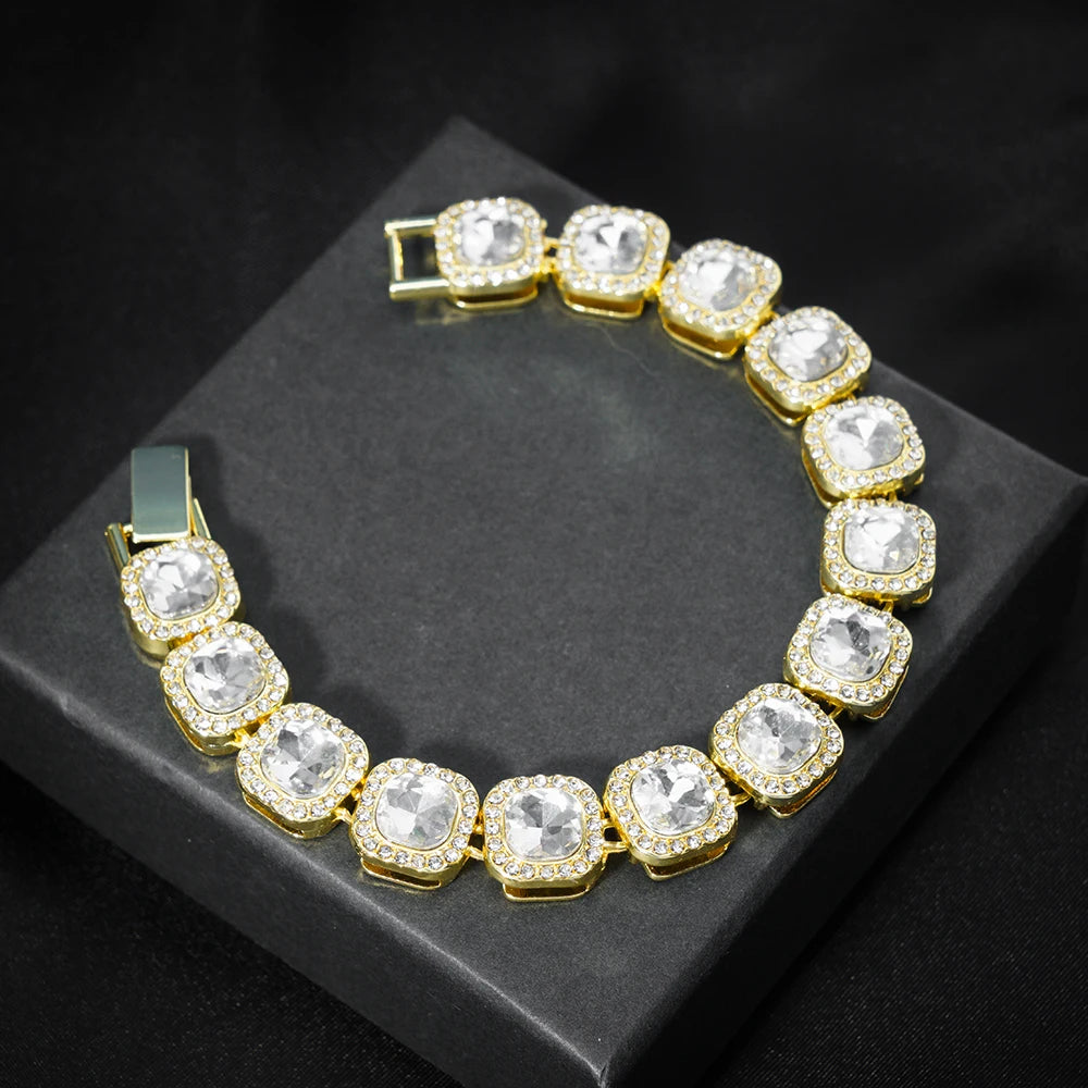 Miami Ice Tennis Chain Necklace 13