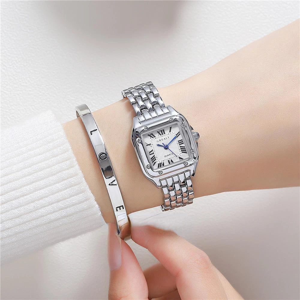 Luxury Women's Fashion Square Watch