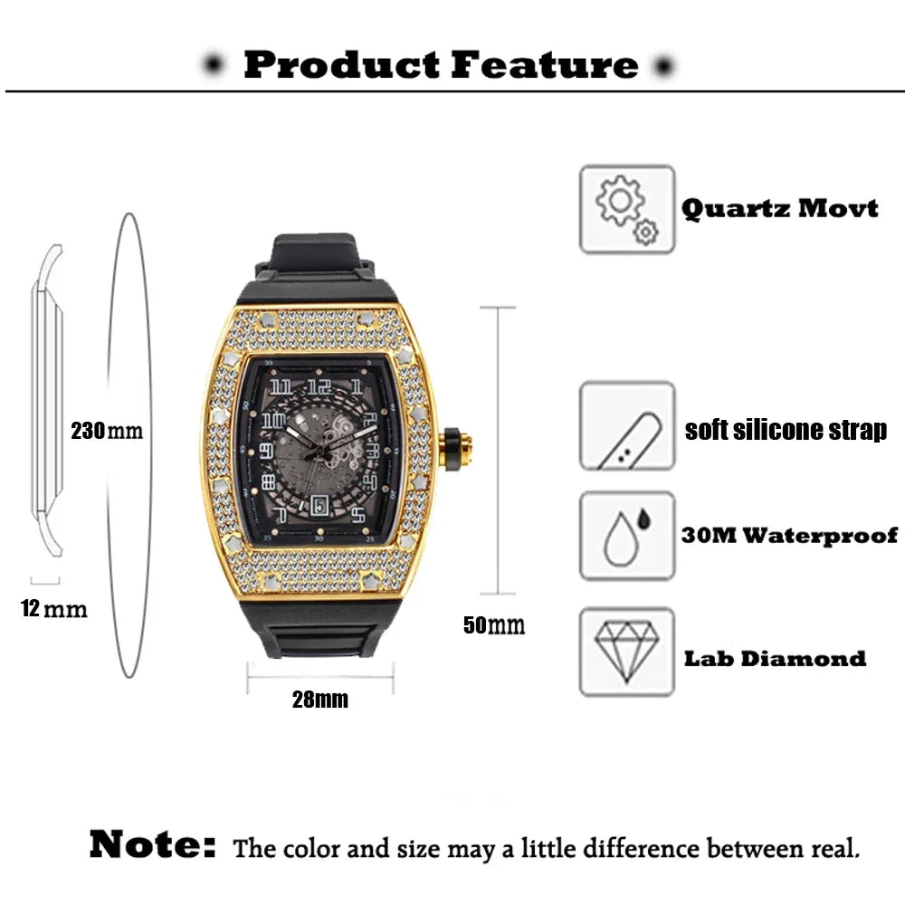 Miami Ice Vertex Iced Out Watch