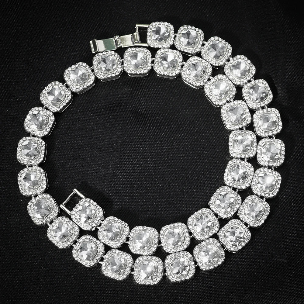 Miami Ice Tennis Chain Necklace 13