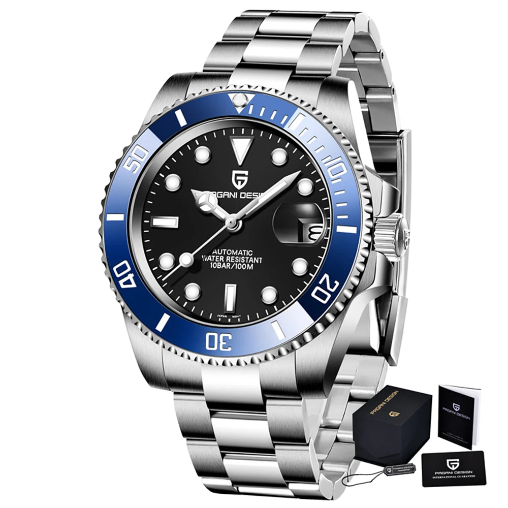 Miami Ice Hip Hop Square Men's Watches
