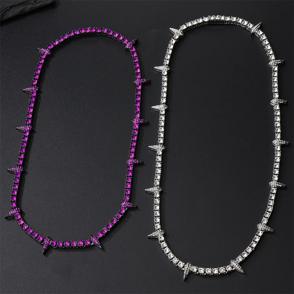 Hip Hop 4MM Tennis Chain Necklace