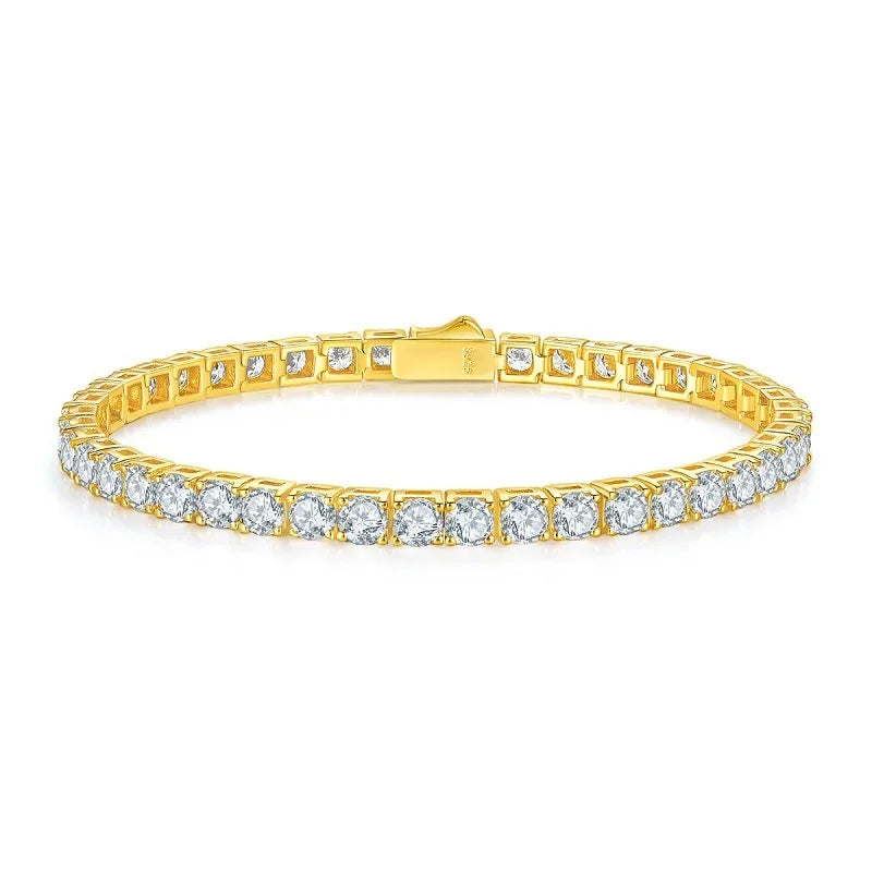 Miami Ice 3mm Vvs Tennis Bracelet - Gold