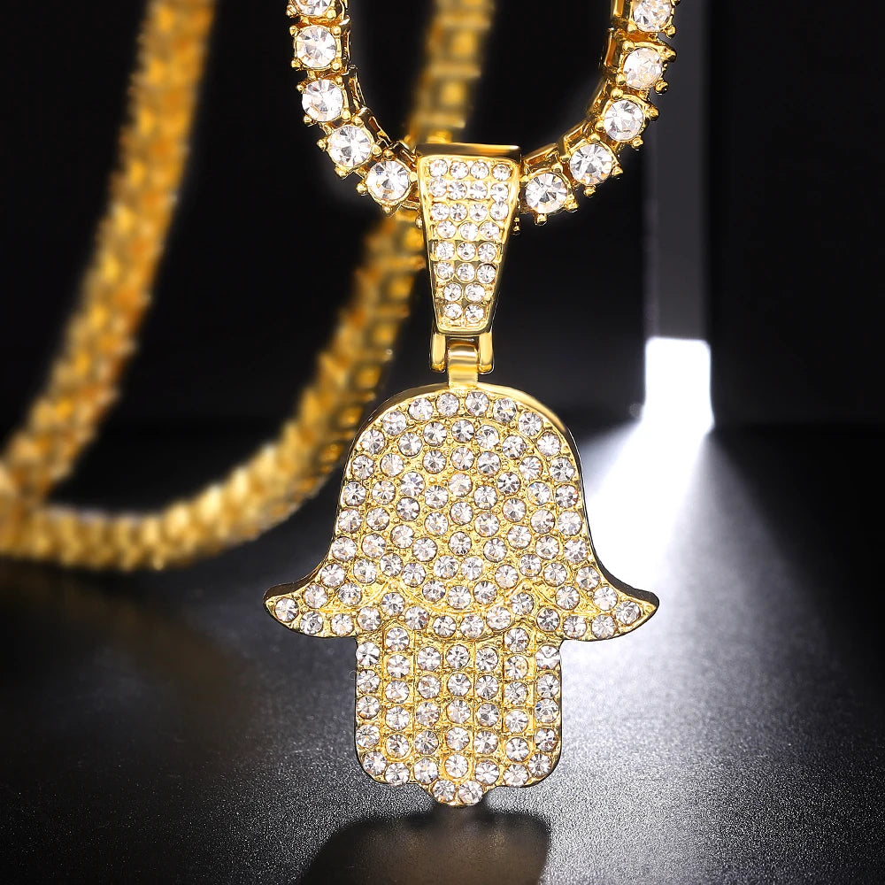 Iced Out Pendant Necklace