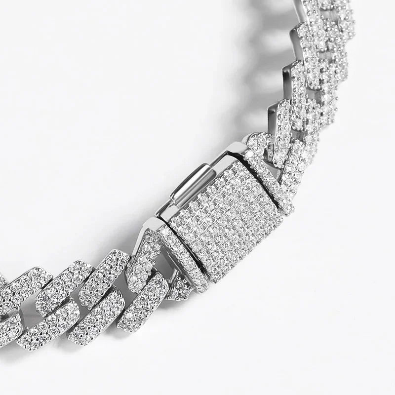 Miami Ice PRONG 18MM - White Gold