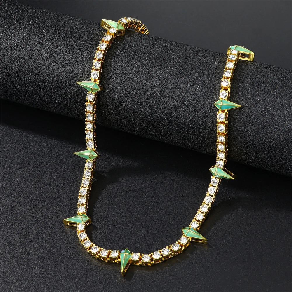 Hip Hop 4MM Tennis Chain Necklace