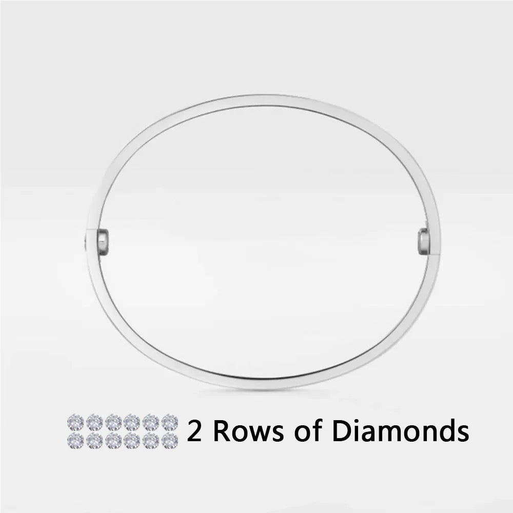 Stainless Steel Screw Bracelet for Women
