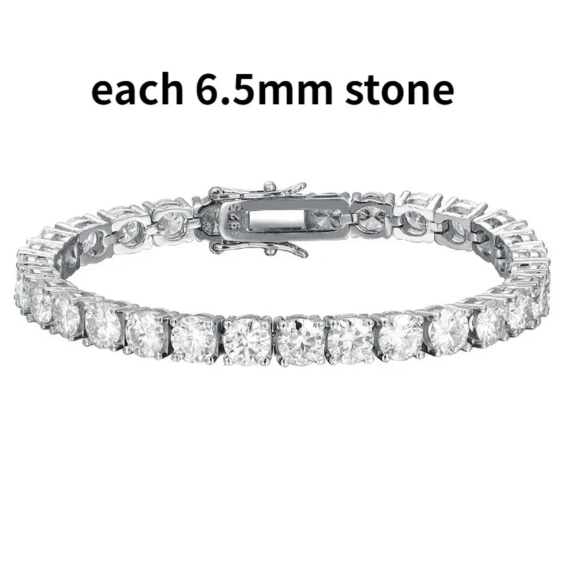 Miami Ice Micro Tennis Bracelet - White Gold