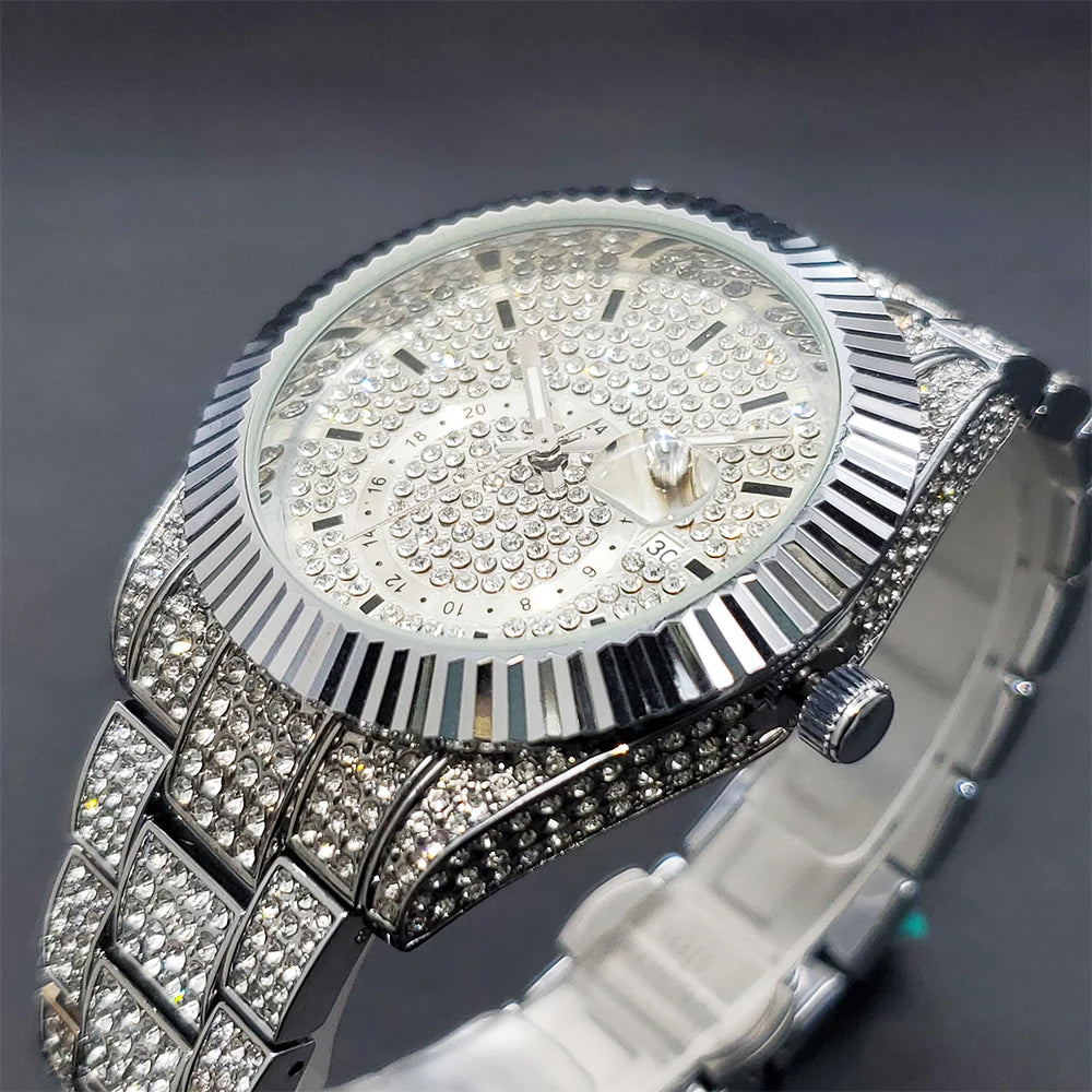 Miami Ice iced out watch
